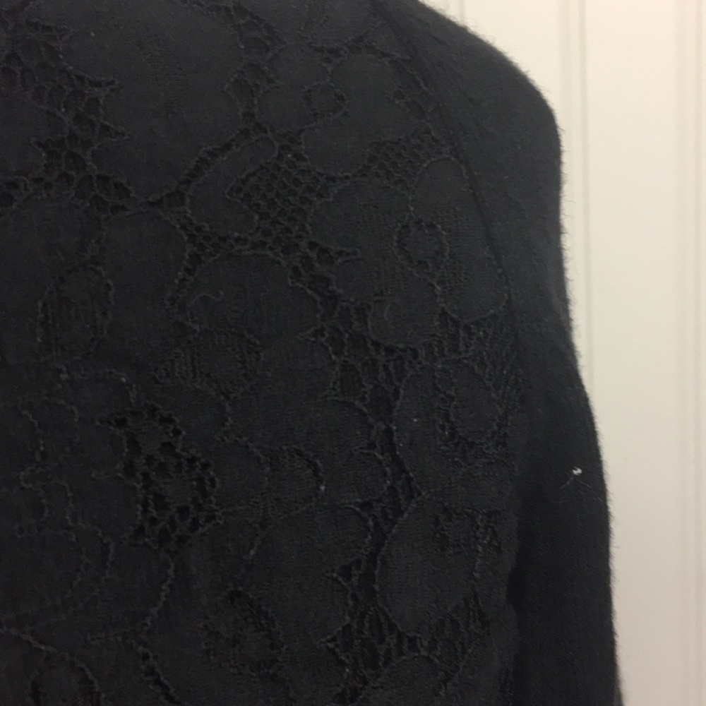 Talbots Cardigan with Lace - Picture 4 of 5